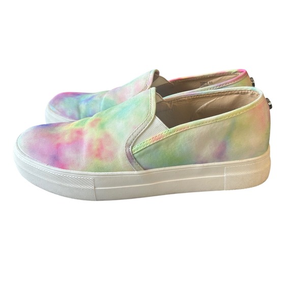 Steve Madden Toshe Tie Dye Slip On Platform Sneakers Shoes - Women's Size 8.5 - Picture 2 of 8
